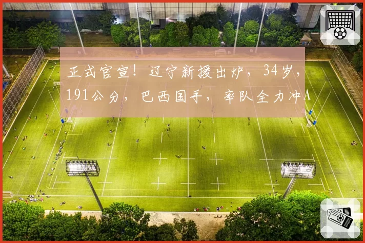 正式官宣！辽宁新援出炉，34岁，191公分，巴西国手，率队全力冲A