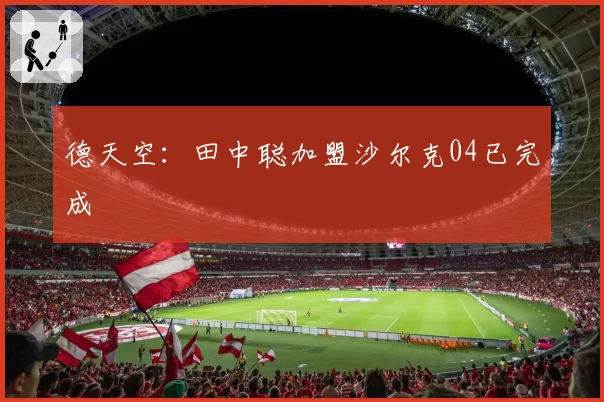 德天空:田中聪加盟沙尔克04已完成